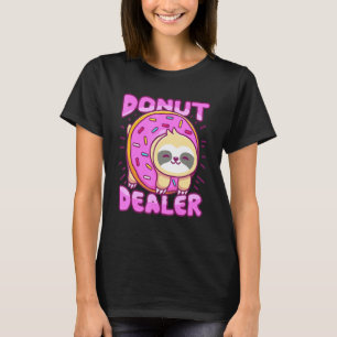 T-shirt Paresseux Vendeur de Donuts