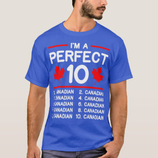T-shirt Parfait drapeau canadien Feuille d'érable Funny Ca