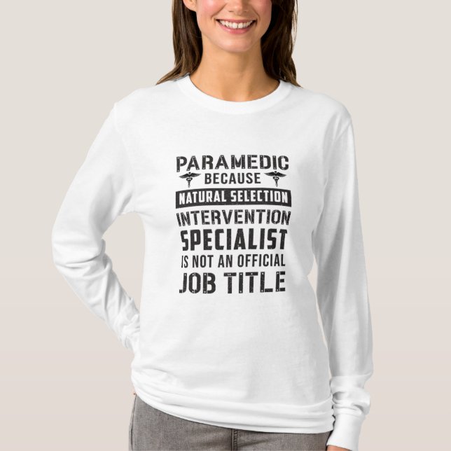 T-shirt Parfait parce que sélection naturelle Ambulance EM (Devant)