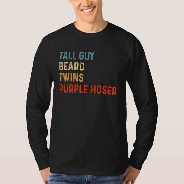 T-shirt Parfait Pour Les Enfants Mec Grand Guy Beard Twins (Devant)
