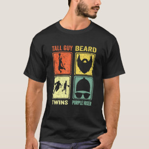 T-shirt Parfait Pour Les Enfants Mec Grand Guy Beard Twins