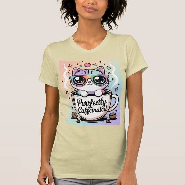 T-shirt Parfaitement Caféiné  (Devant)