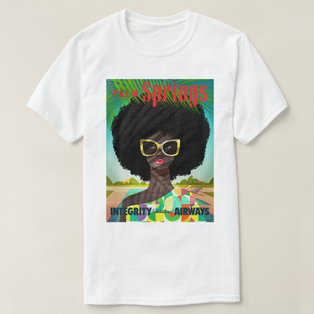 T-shirt Parfaitement Palm Springs (Design devant)