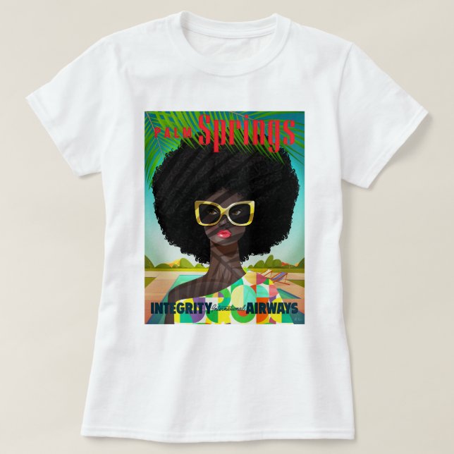T-shirt Parfaitement Palm Springs Femmes (Design devant)