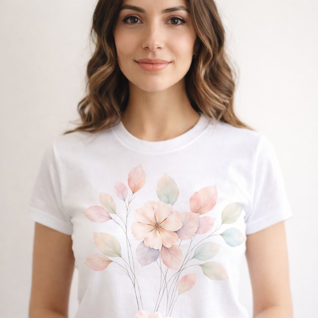 T-shirt Parfaits Florals Pastels (Créateur téléchargé)