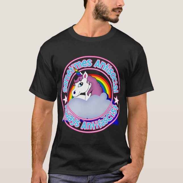 T-shirt Parfois amies antisociales (Devant)