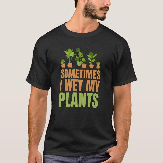 T-shirt Parfois, J'Ai Regardé Mes Amoureux Plante Du Jardi (Devant)