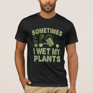T-shirt Parfois, J'Ai Regardé Mon Plante Drôle Jardin Intr