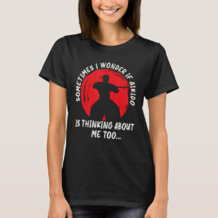 T-shirt Parfois Je Me Demande Martial Samurai Sports Fight