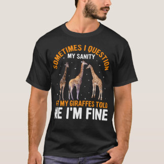 T-shirt Parfois je remets en question ma santé mentale mai