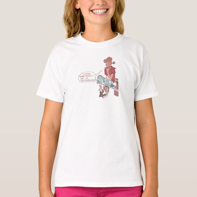T-shirt Parfois, je suis si découragé. (Devant)
