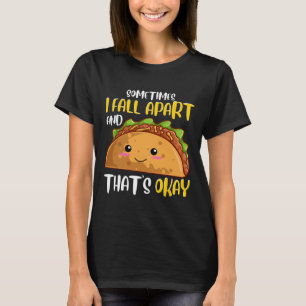 T-shirt Parfois, Je Tombe En Dehors Fun Taco Dépression Re