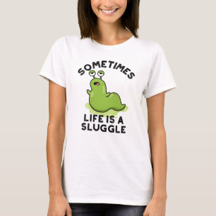 T-shirt Parfois, La Vie Est Un Jeu De Luge Amusant