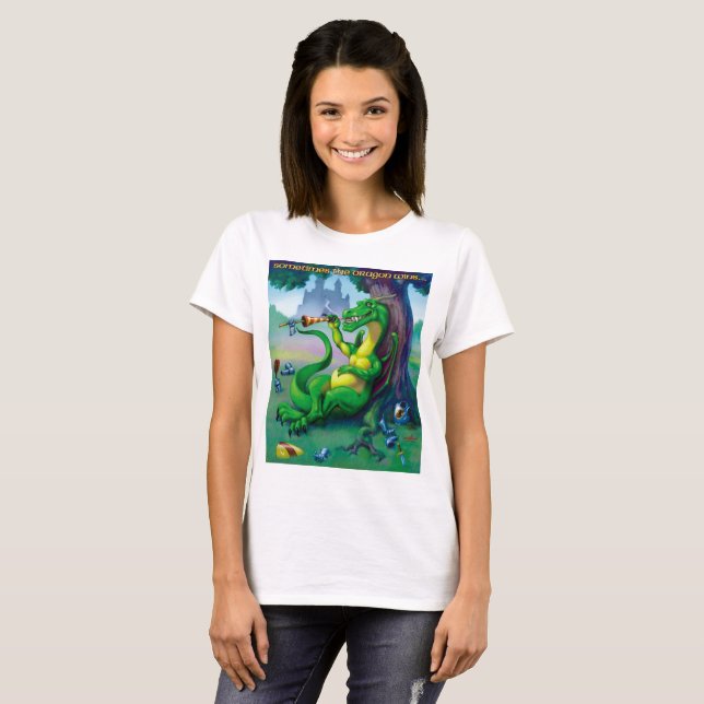 T-shirt Parfois le Dragon gagne (Devant entier)