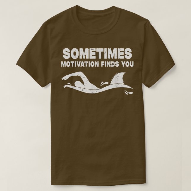 T-shirt Parfois Motivation Vous Trouve Drôle Athlète Swimm (Design devant)