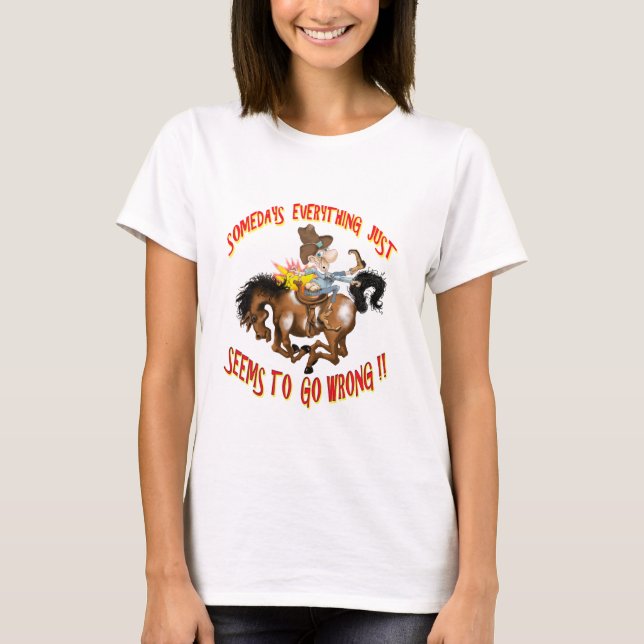 T-shirt Parfois, Tout Semble Se Tromper. (Devant)