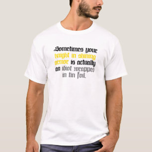T-shirt Parfois votre chevalier dans l'armure brillante
