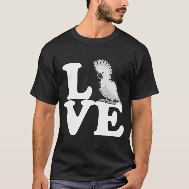 T-shirt Parfum Cockatoo Amour Animaux Animaux de compagnie (Devant)