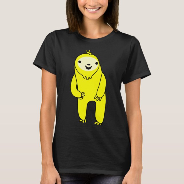 T-shirt Parfum jaune excité (Devant)