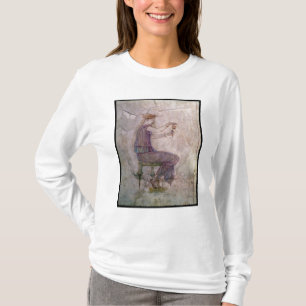 T-shirt Parfum se renversant de femme dans une fiole