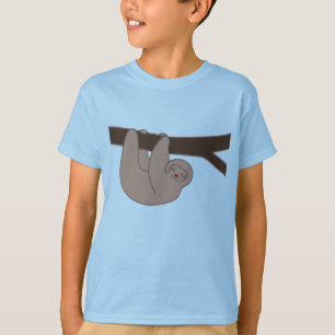 T-shirt Parfum souriant Brown avec nez de coeur