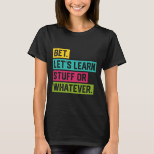T-shirt Pari, apprenons des trucs ou quoi que ce soit d'am