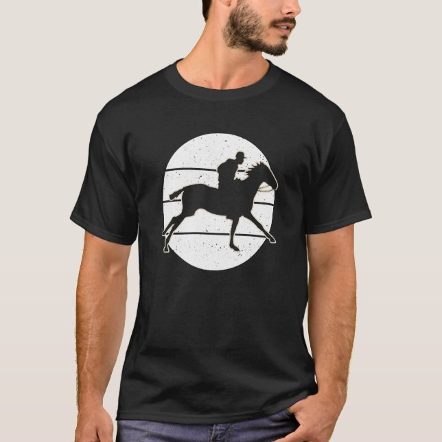 T-shirt Pari de course à cheval (Devant)