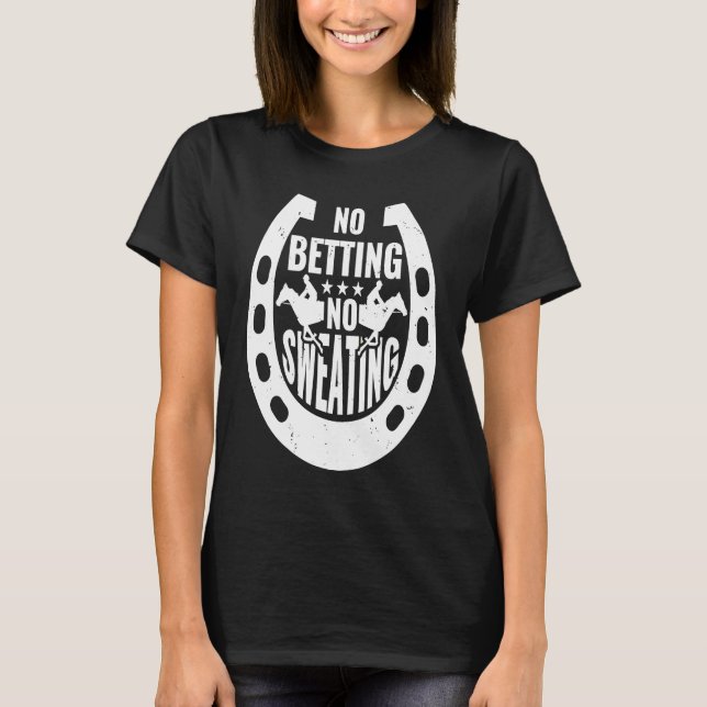 T-shirt Pari Mutuel Hippique Sans Pari  2 (Devant)