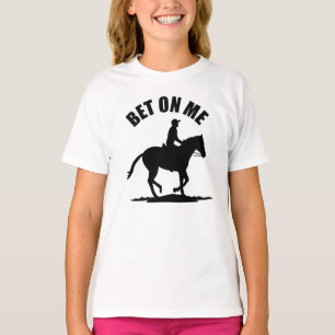 T-shirt Pari Sur Moi - Course À Cheval
