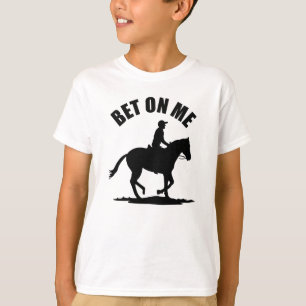 T-shirt Pari Sur Moi - Course À Cheval