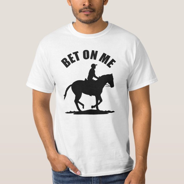 T-shirt Pari Sur Moi - Course À Cheval (Devant)