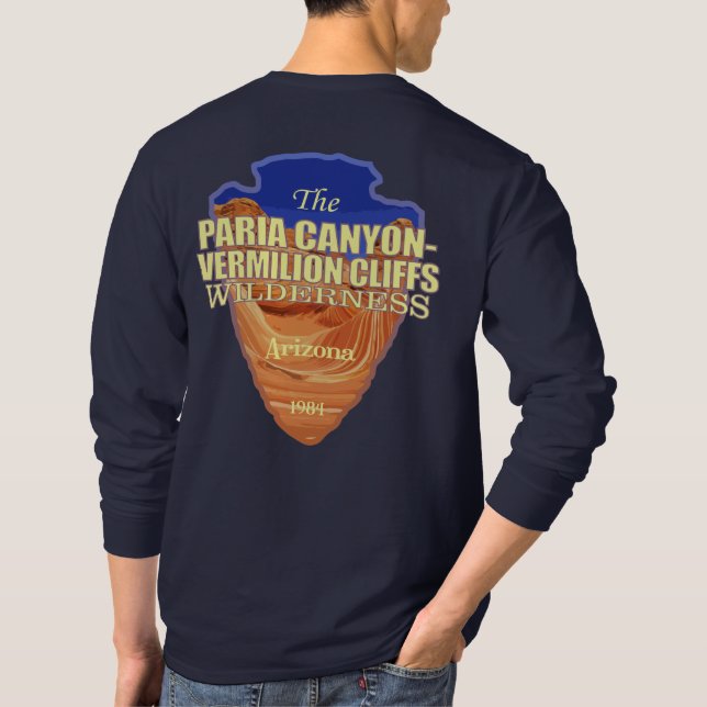 T-shirt Paria Canyon - Vermilion Cliffs (pointe de flèche) (Dos)