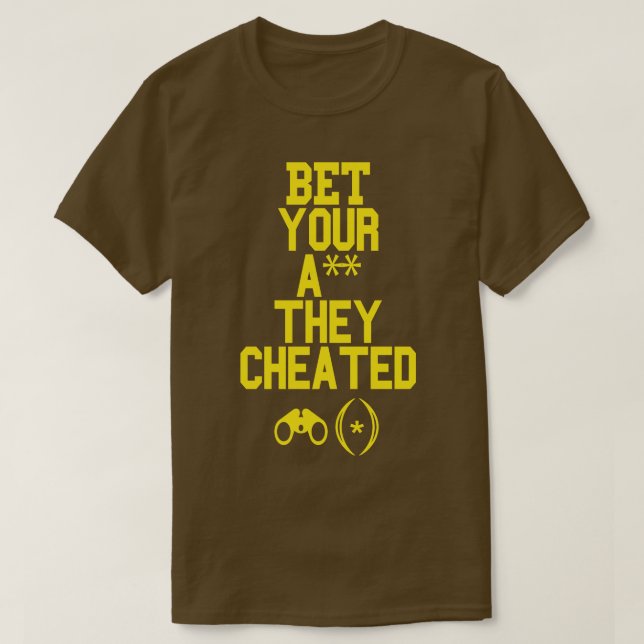 T-shirt Parie qu'ils ont triché (Design devant)