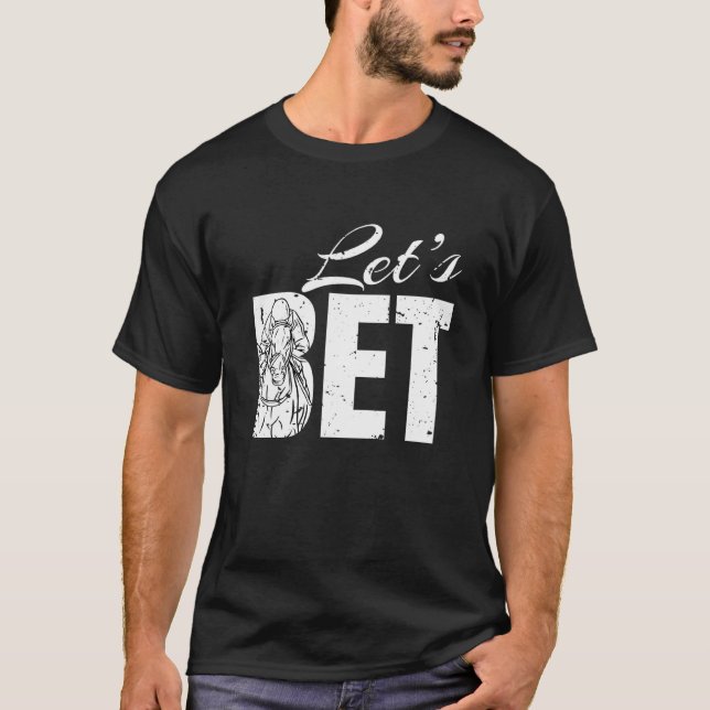 T-shirt Parions Courses de Chevaux Paris  1 (Devant)