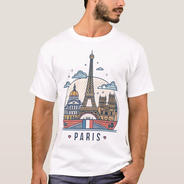 T-SHIRT PARIS (Devant)