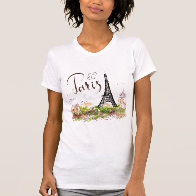 T-shirt paris (Devant)