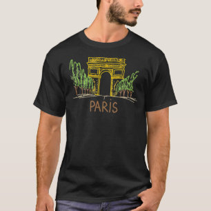 T-shirt Paris City France cadeau souvenir pour hommes femm