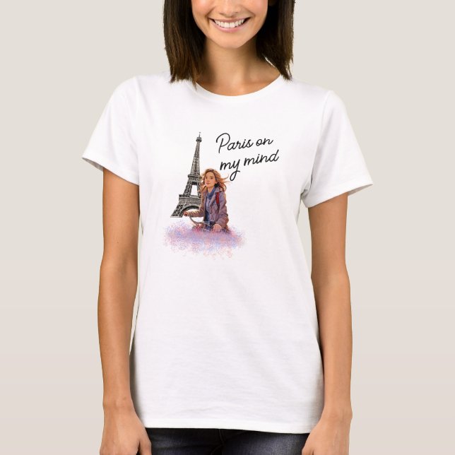 T-shirt Paris dans ma tête (Devant)