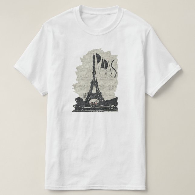T-shirt Paris eifel tower jnf (Design devant)