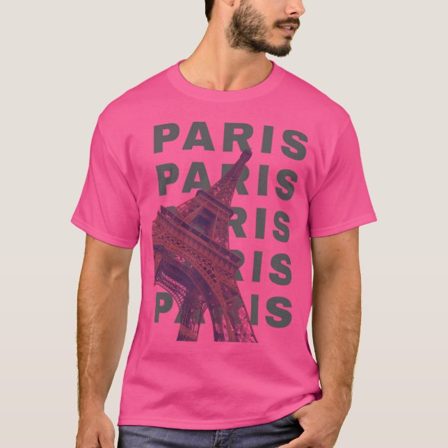 T-shirt Paris En Cool Vintage (Devant)