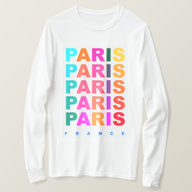 T-shirt Paris France (Design devant)