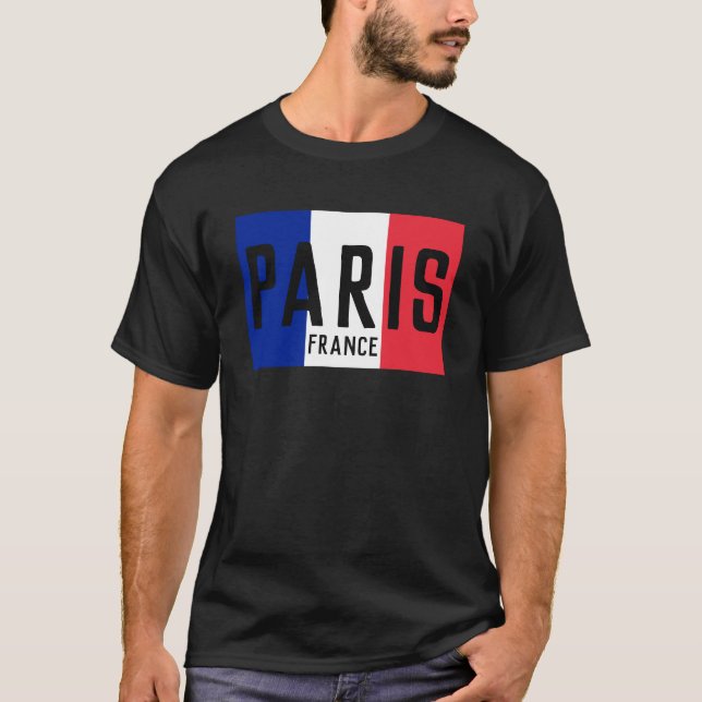 T-shirt Paris, France (Devant)