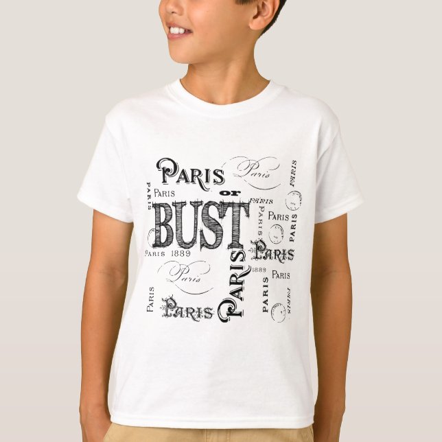 T-shirt Paris France Cadeaux et Souvenirs (Devant)