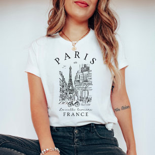 T-shirt Paris France –  La ville Lumière 