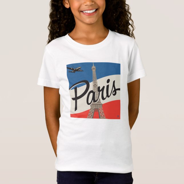 T-Shirt Paris France | Tour Eiffel (Devant)