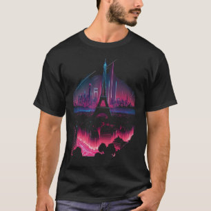 T-shirt Paris France Tour Eiffel