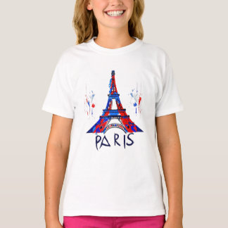 T-shirt Paris France Tour Eiffel Cadeau