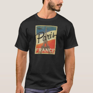 T-shirt Paris France Vintage