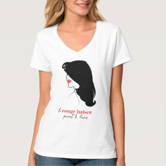 T-shirt Paris - Le Rouge Baiser (Le Baiser Rouge)