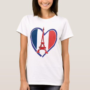 T-shirt Paris Love Heart